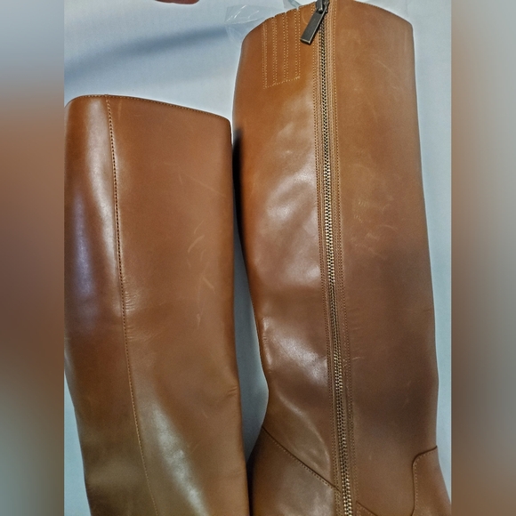 Michael Kors Lottie boots brown color woman's size 9 nwot side zipper Heels Fall - Picture 12 of 16